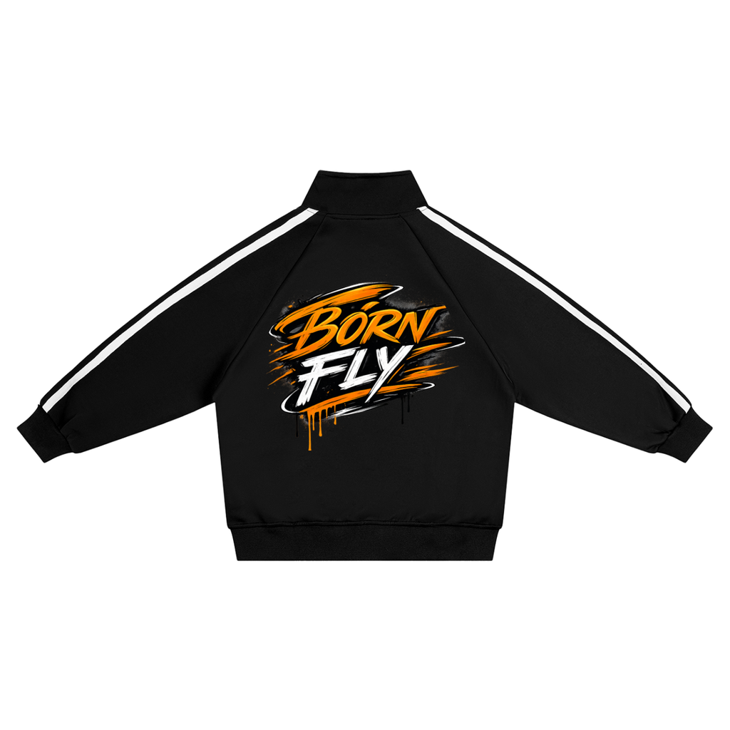 born fly,young,king,kids,contrast,tape,coach,jacket,boys,youth