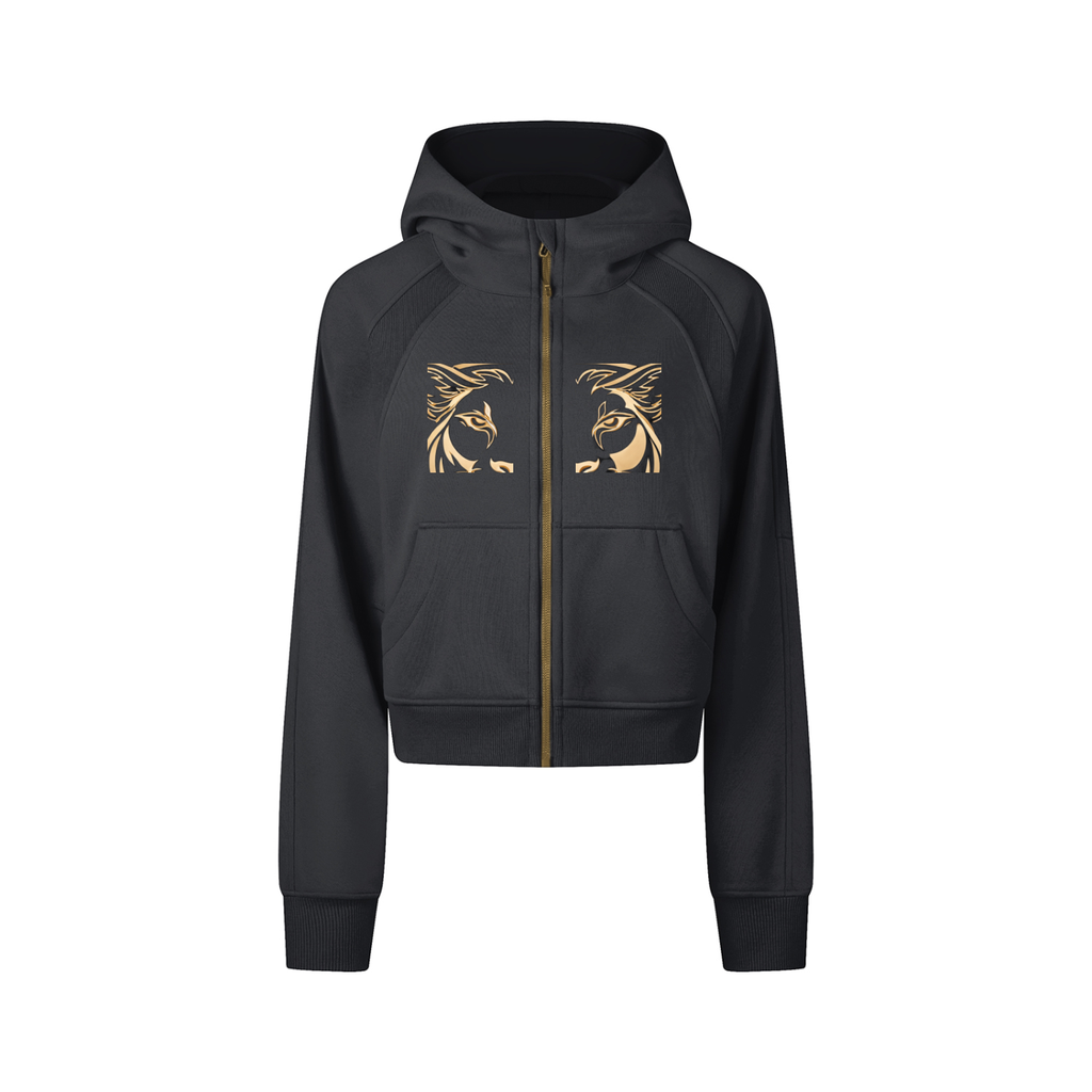 life of a ceo,prowler,cropped,zip,hoodie,women,lioness,bodycon,crown,royal