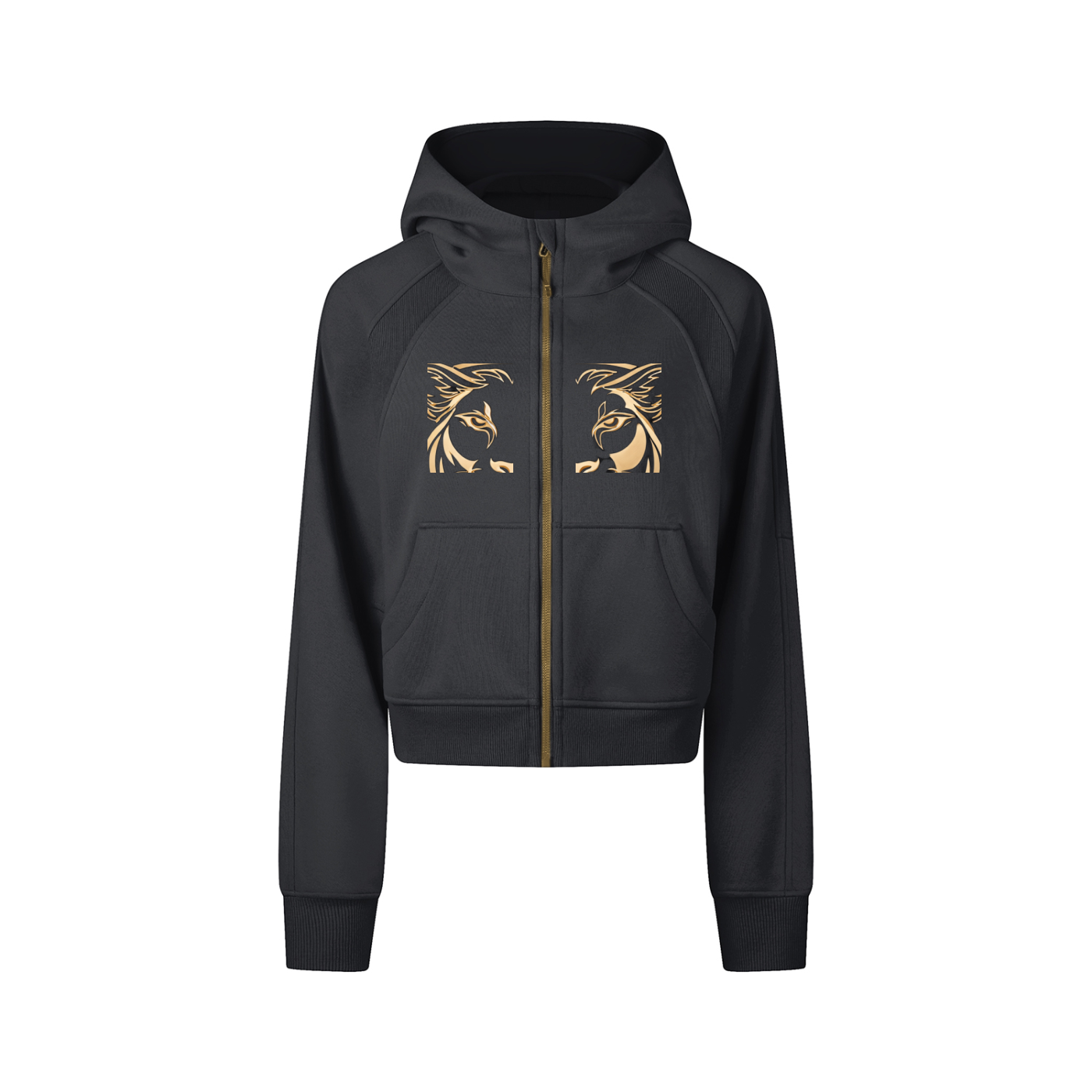 life of a ceo,prowler,cropped,zip,hoodie,women,lioness,bodycon,crown,royal