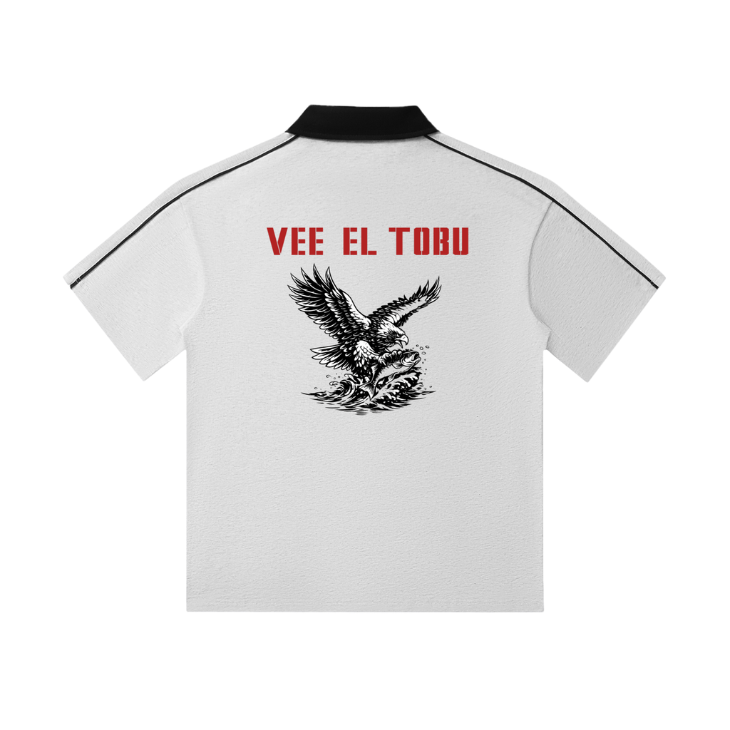 polo,short sleeve ,vl,tobu,steller's,red,white