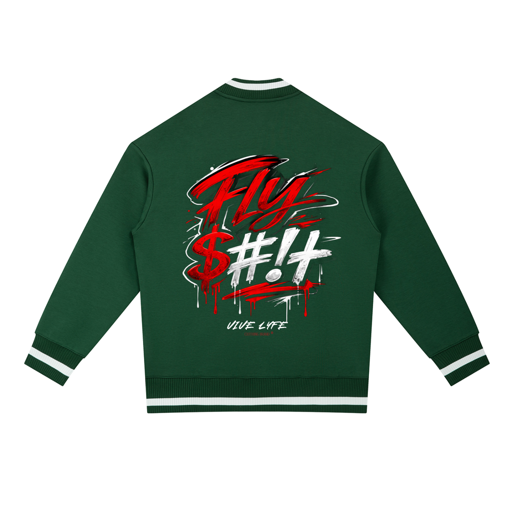 vive lyfe,fso,fly,only,graphic,contrast,zip,bomber,jacket ,unisex