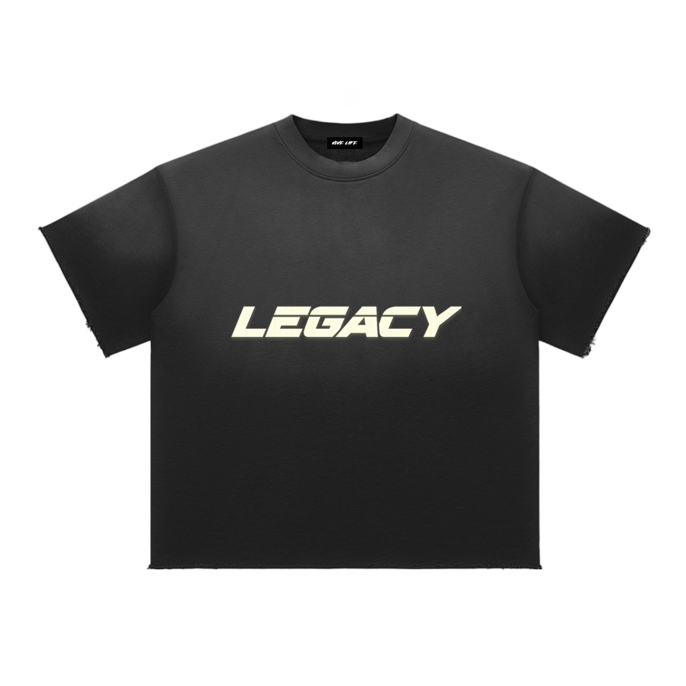 Vive Lyfe,Legacy,heritage,gods will,sun fade,raw edged,t-shirt,unisex,oversize,dragon