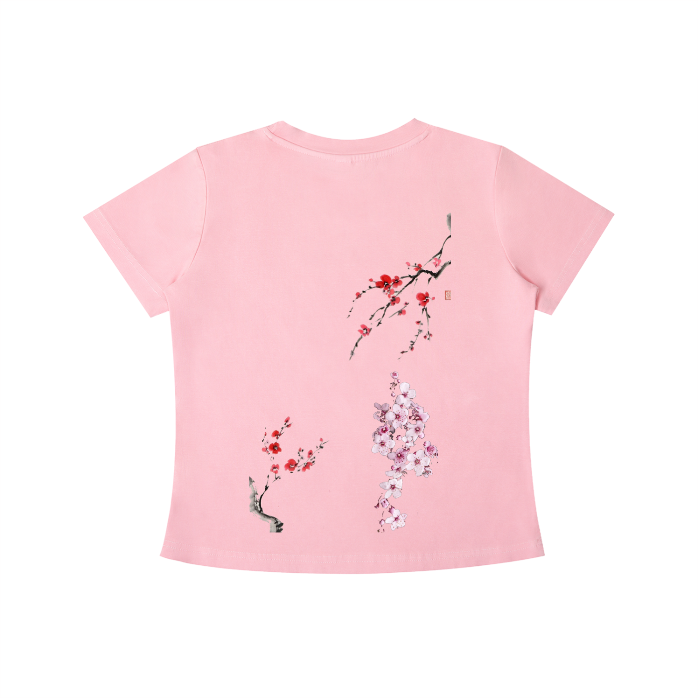 vintage ,wash,vive lyfe ,tee,blossoms,flowers,womens