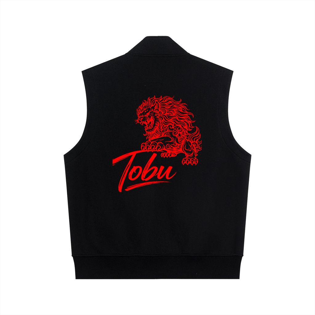 vl,tobu,guardian,heavyweight,vest ,lion,jump,fly,red,unisex