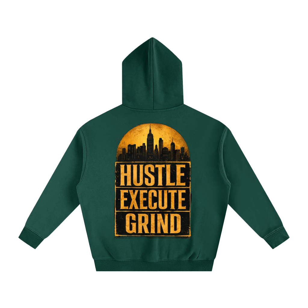 Tobu,fitness,acronym,oversized,fleece,hoodie,unisex,hustle,grind,execute
