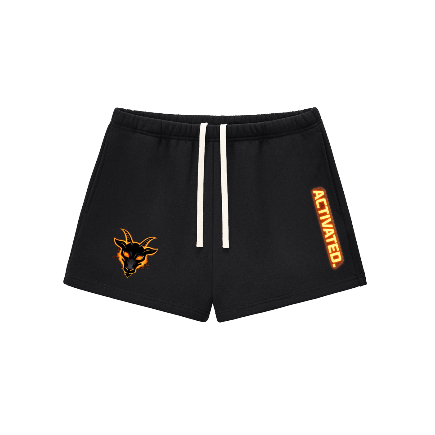 Goat,fuel,activated,essential,women,drawstring,sweatshorts,gym,sports,fleece