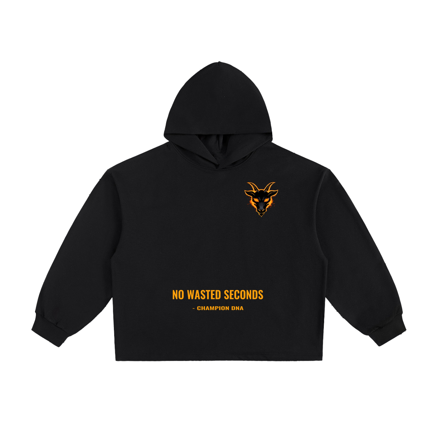Goat,fuel,no wasted seconds,essential,oversize,drawstring,hoodie,unisex,fire,spring