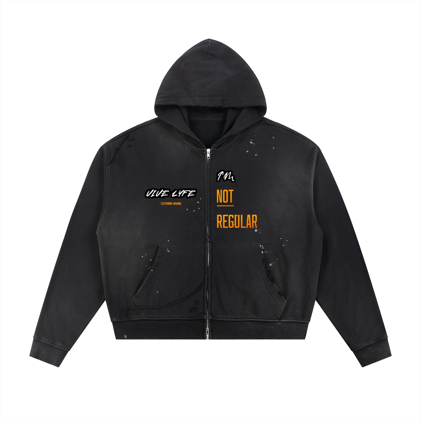 vive,lyfe,fuel,gas,sun fade,frayed,raw,edge,fleece,hoodie