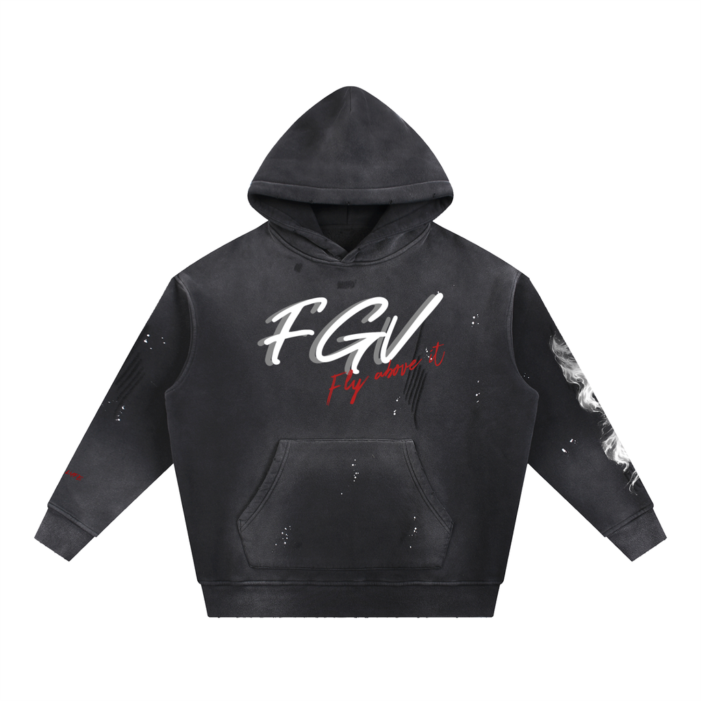 Hoodie,Signature ,Two,Fgv,Premium,Fleece,Vintage