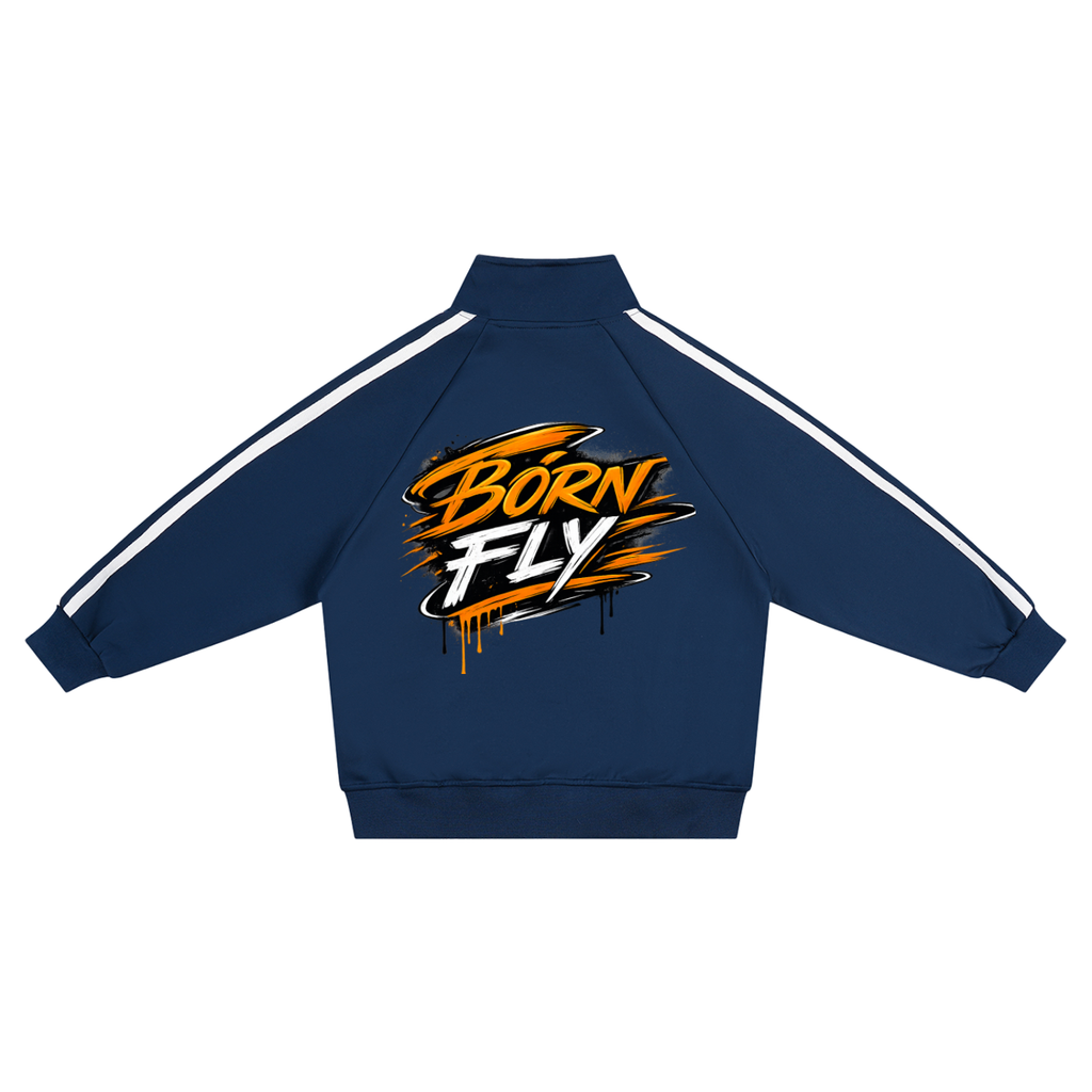 born fly,young,king,kids,contrast,tape,coach,jacket,boys,youth