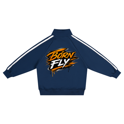 born fly,young,king,kids,contrast,tape,coach,jacket,boys,youth