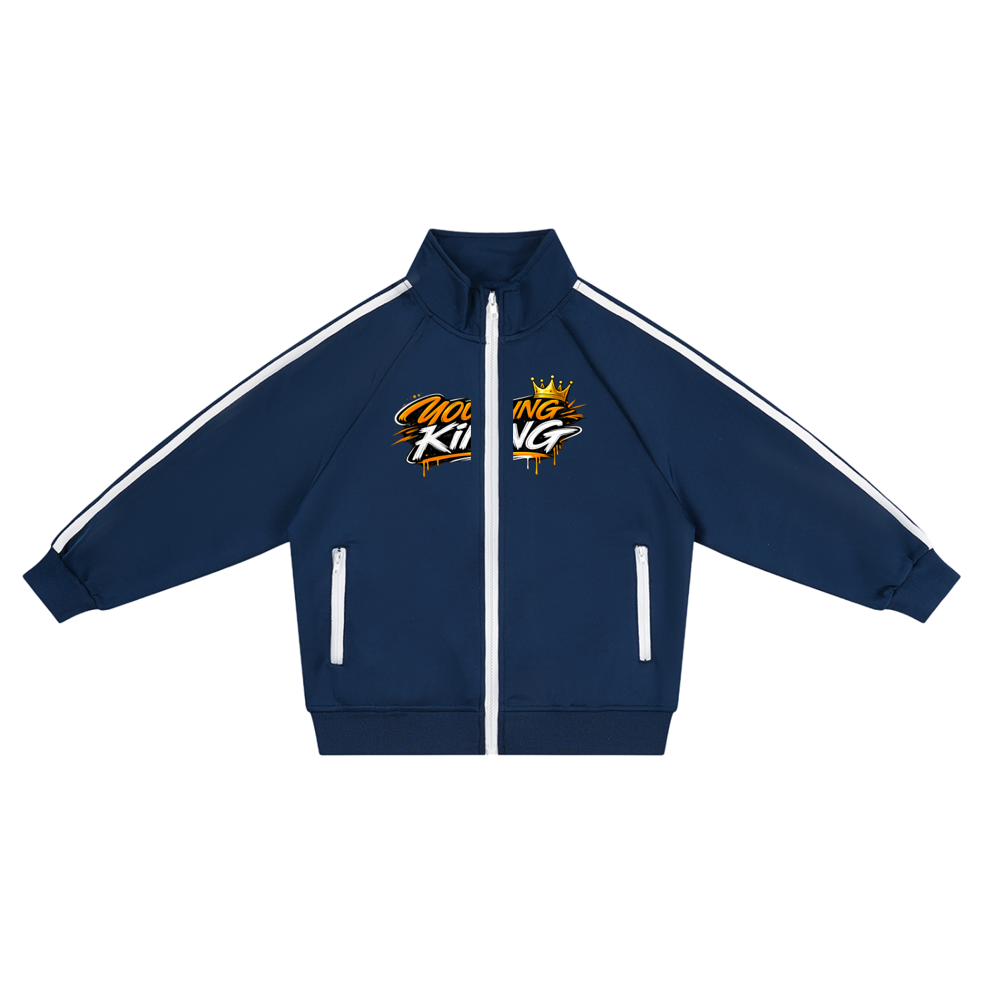 born fly,young,king,kids,contrast,tape,coach,jacket,boys,youth