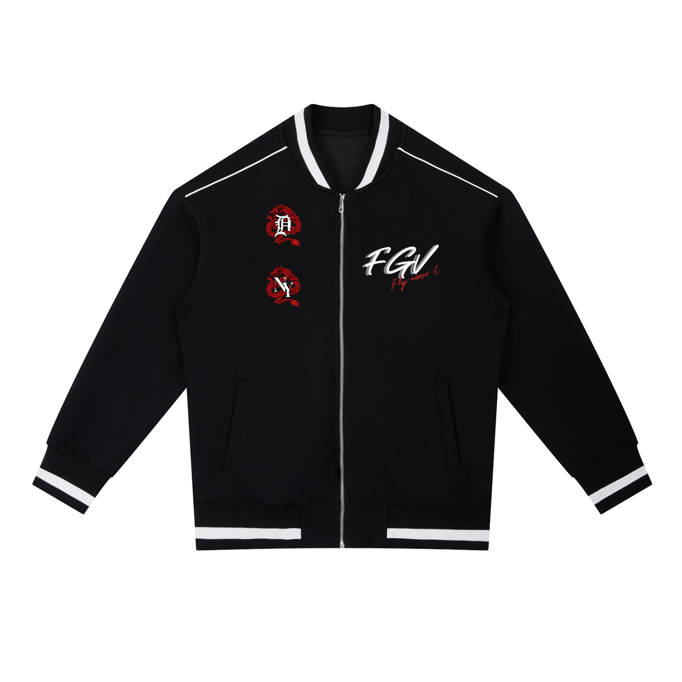 fgv,unisex,detroit,new york,homage,313,vive lyfe,bomber,fly,jacket