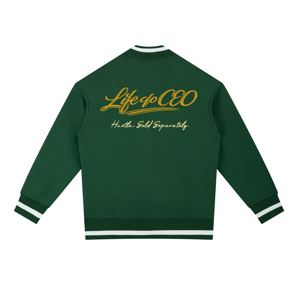 life of a ceo,hustle,contrast,zip,bomber,jacket,sold,separate ,royal,unisex