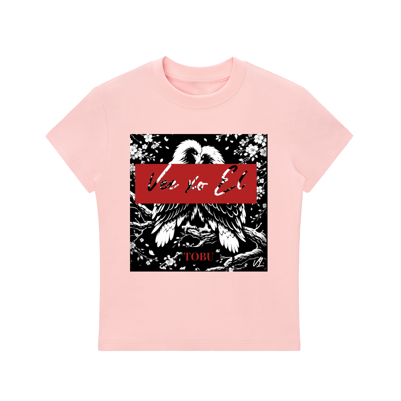 vl,tobu,xo,bodycon,crewneck,t-shirt,steller's ,eagle,birds,fly