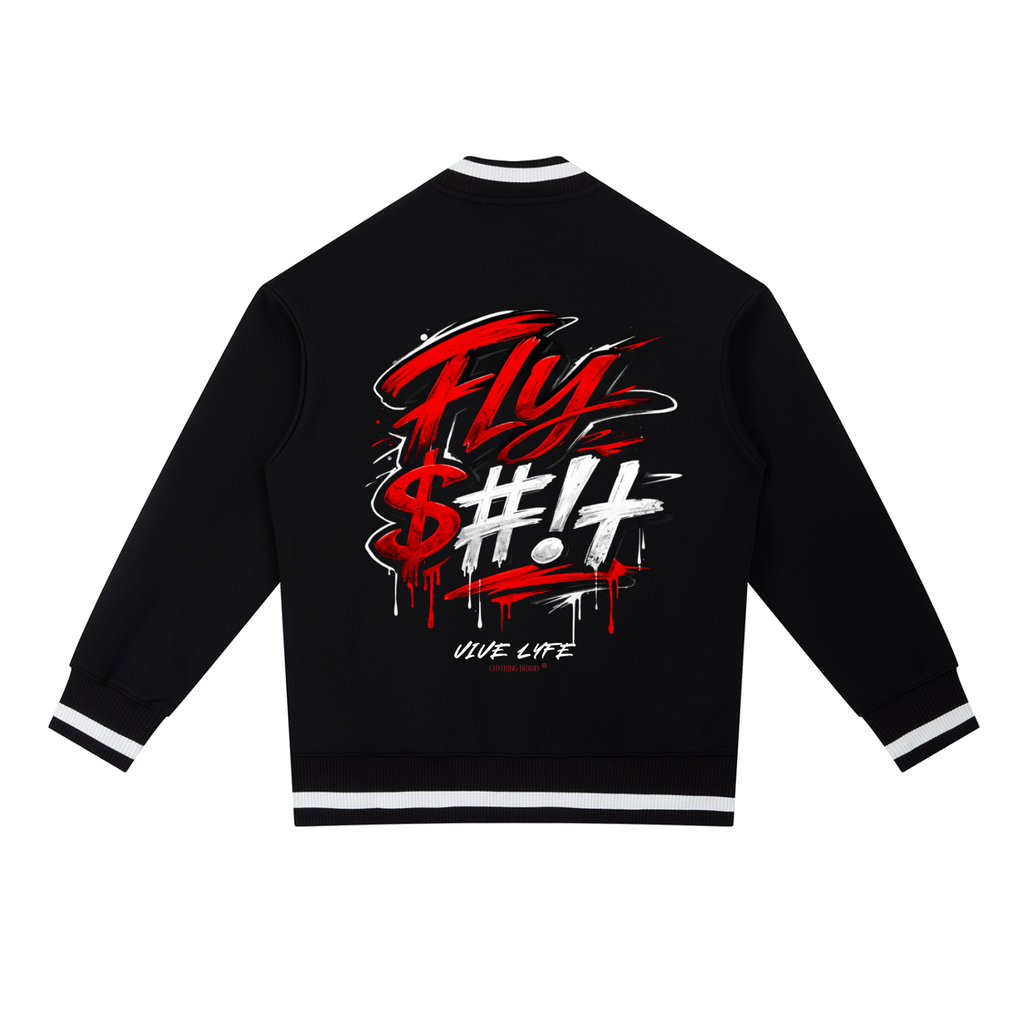 vive lyfe,fso,fly,only,graphic,contrast,zip,bomber,jacket ,unisex