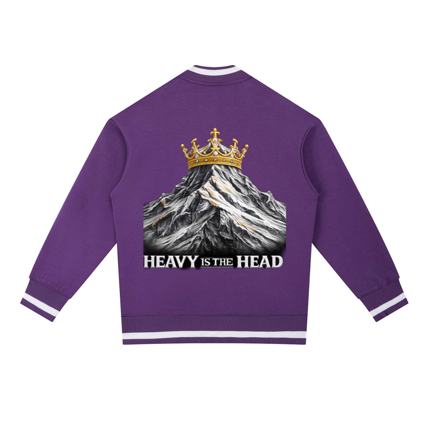 life,CEO,lion,mountain,contrast ,bomber,jacket ,unisex,piping,gold