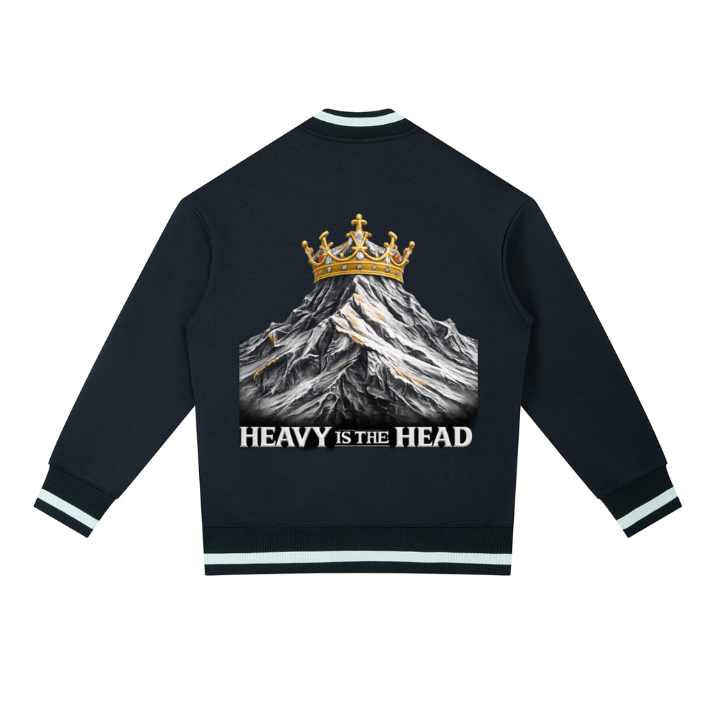 life,CEO,lion,mountain,contrast ,bomber,jacket ,unisex,piping,gold