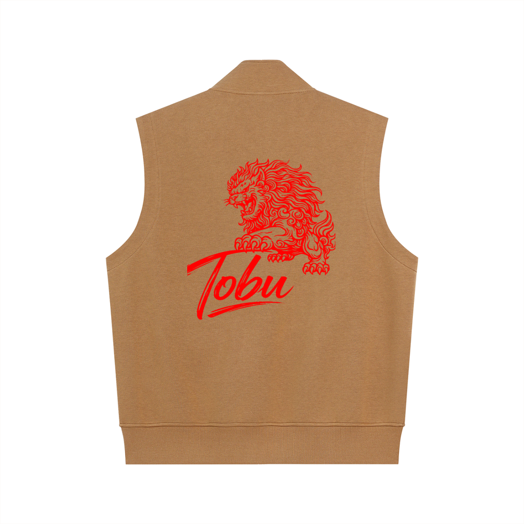 vl,tobu,guardian,heavyweight,vest ,lion,jump,fly,red,unisex