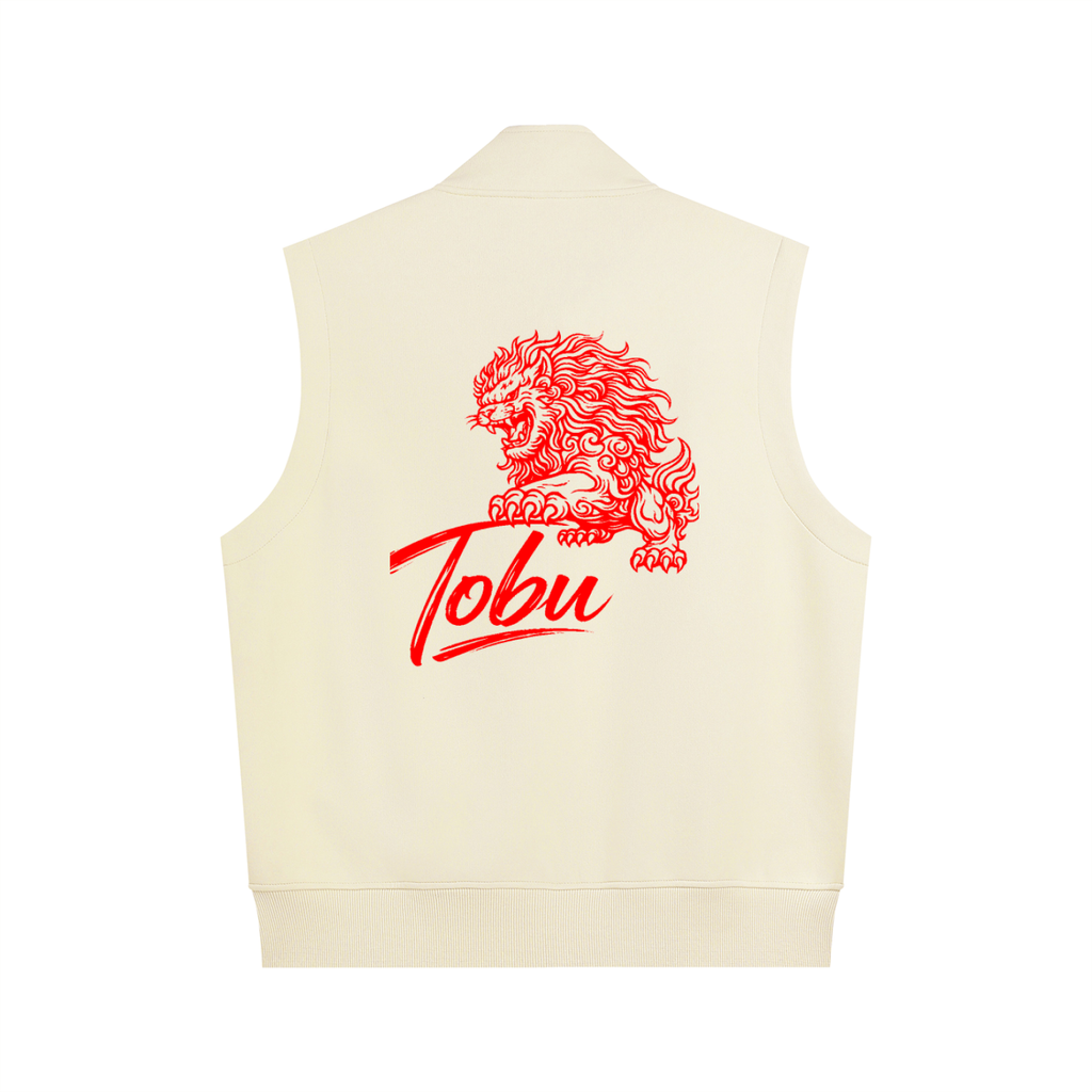 vl,tobu,guardian,heavyweight,vest ,lion,jump,fly,red,unisex