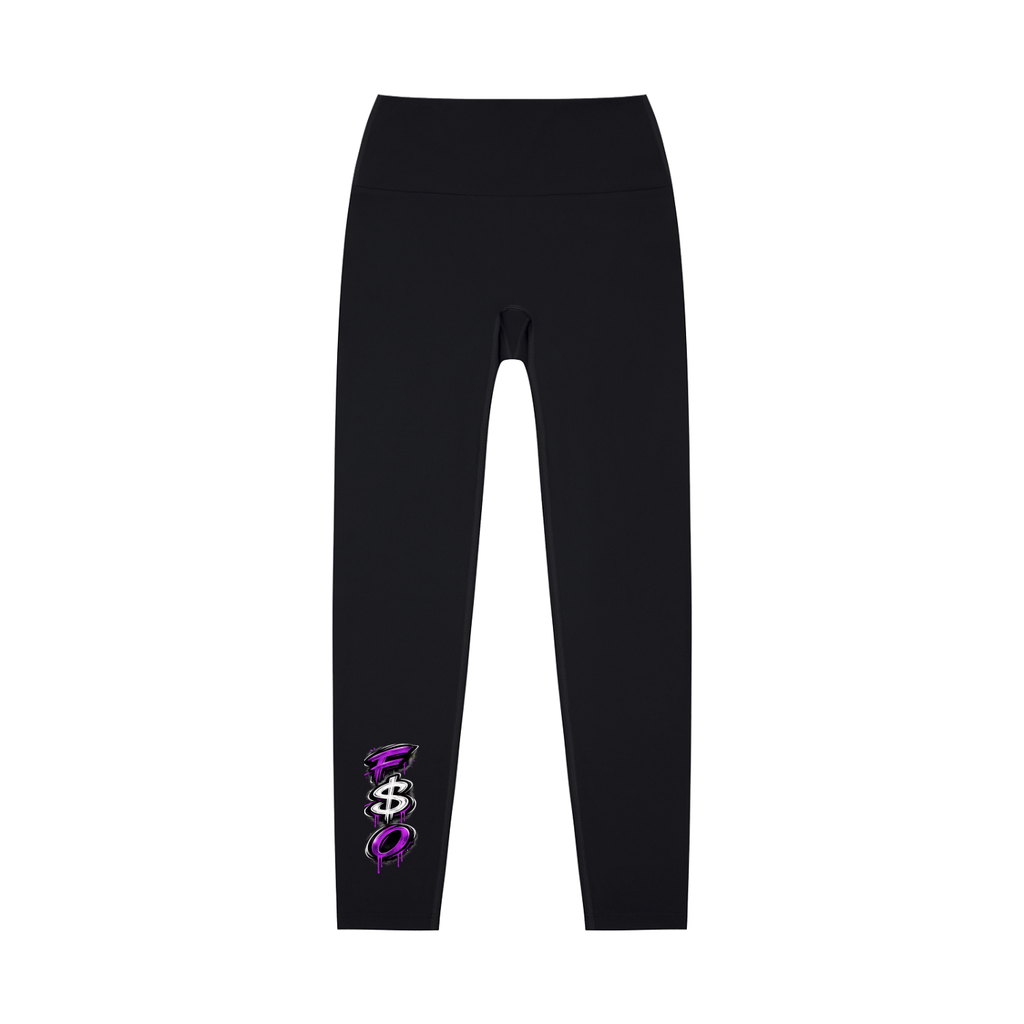 vive lyfe,fso,f$o,purp,purple,violet,high ,waist,leggings,bodycon