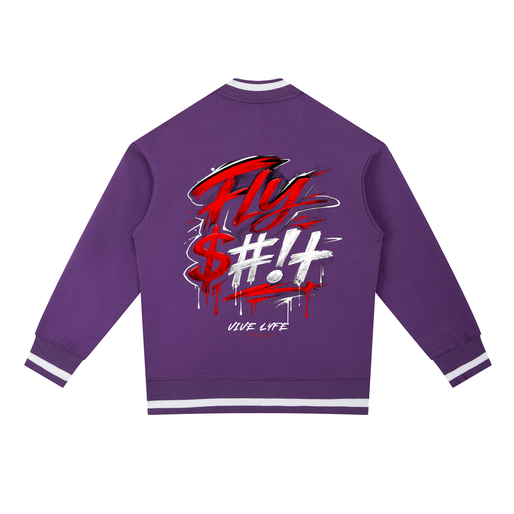 vive lyfe,fso,fly,only,graphic,contrast,zip,bomber,jacket ,unisex