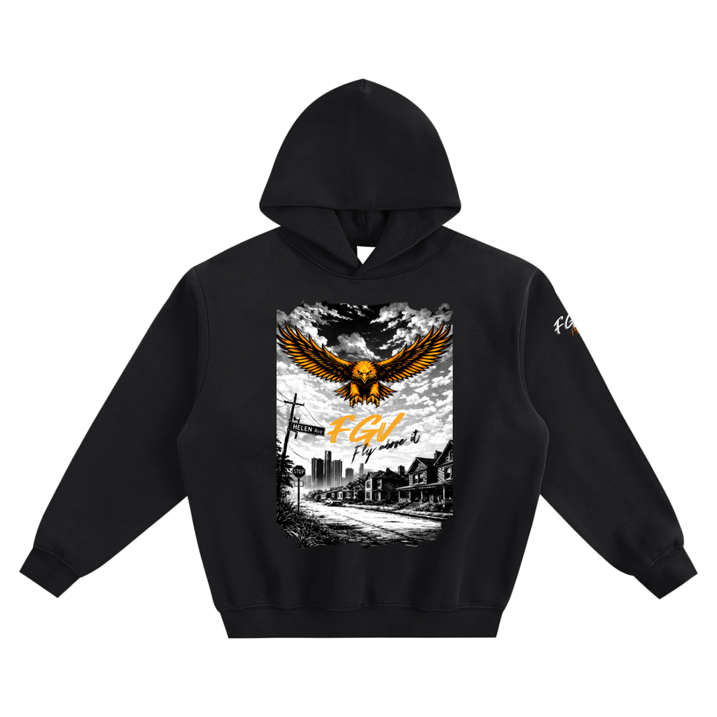 hoodie,fleece,unisex,fgv,detroit,boxy,fly,home