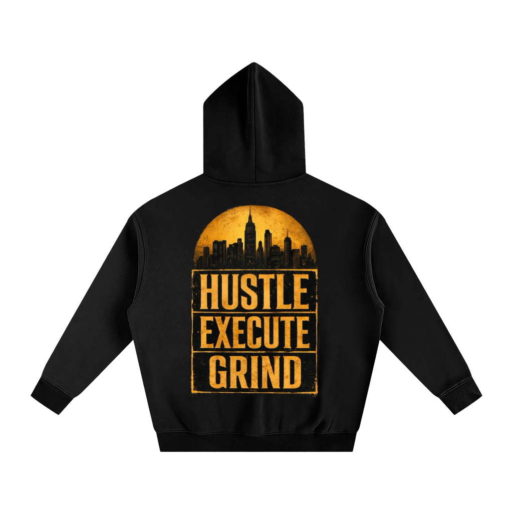 Tobu,fitness,acronym,oversized,fleece,hoodie,unisex,hustle,grind,execute