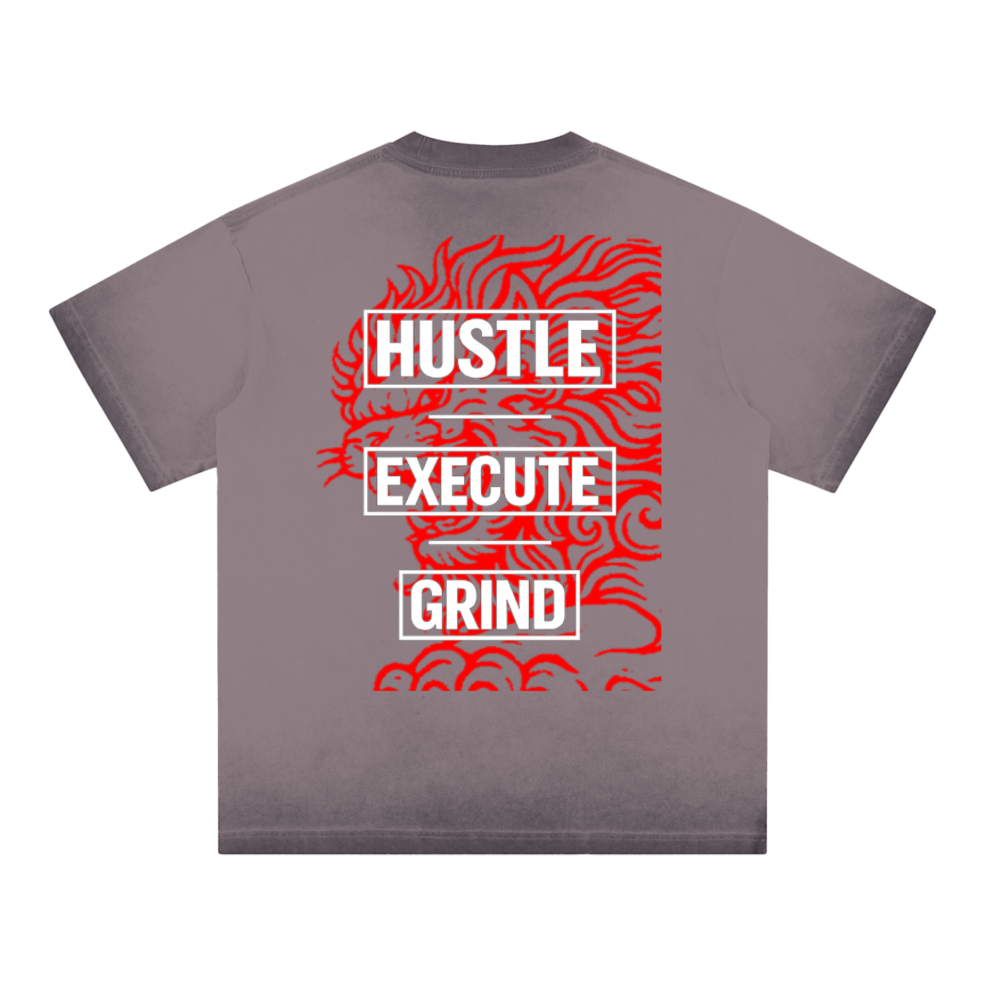 vl,tobu,heg,reverse,dyed,cotton,tshirt ,unisex,lion,guardian