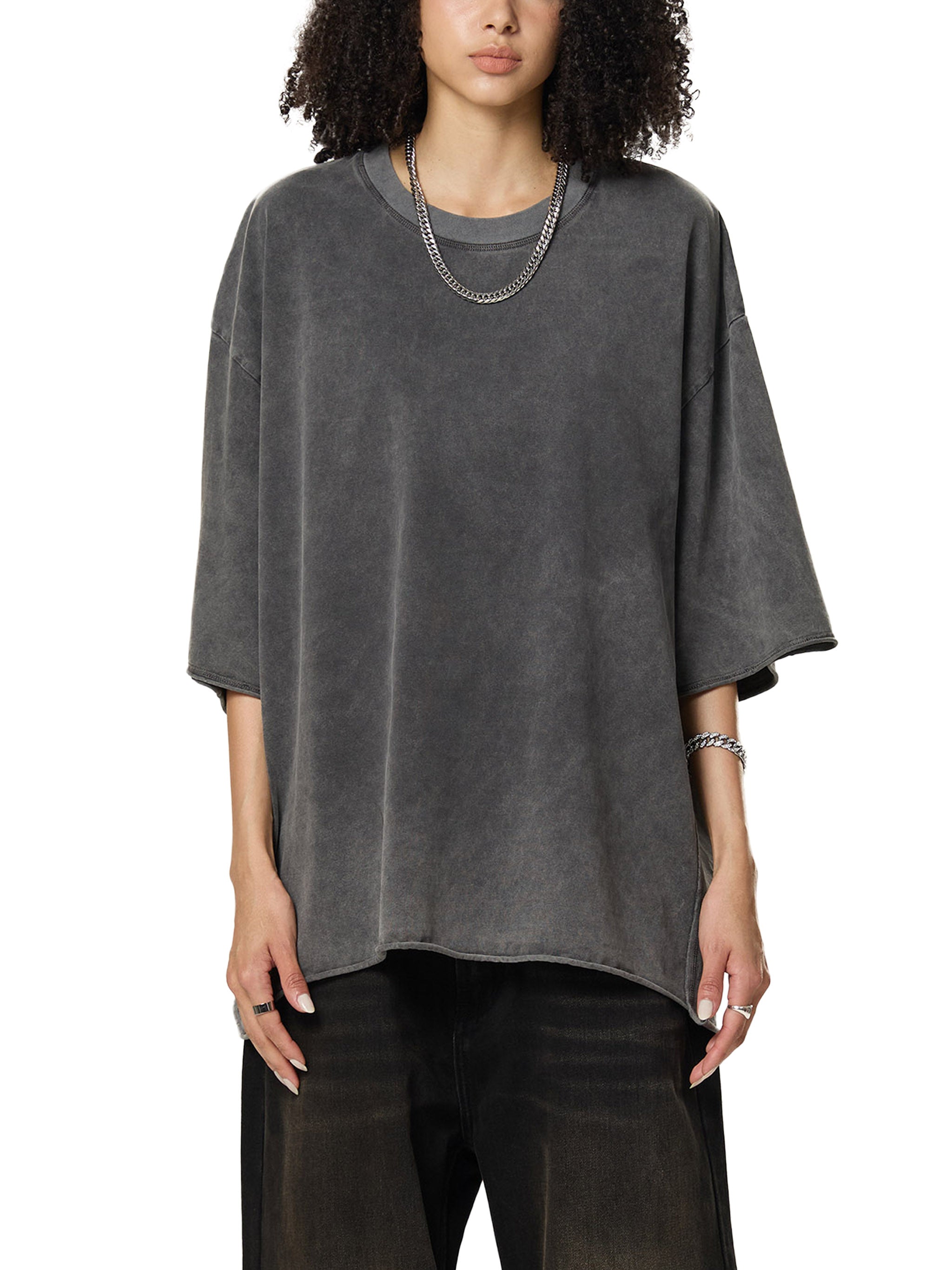 vive lyfe,legacy,overall,raw edge,snow wash,boxy,t-shirt,unisex,oversize,fade