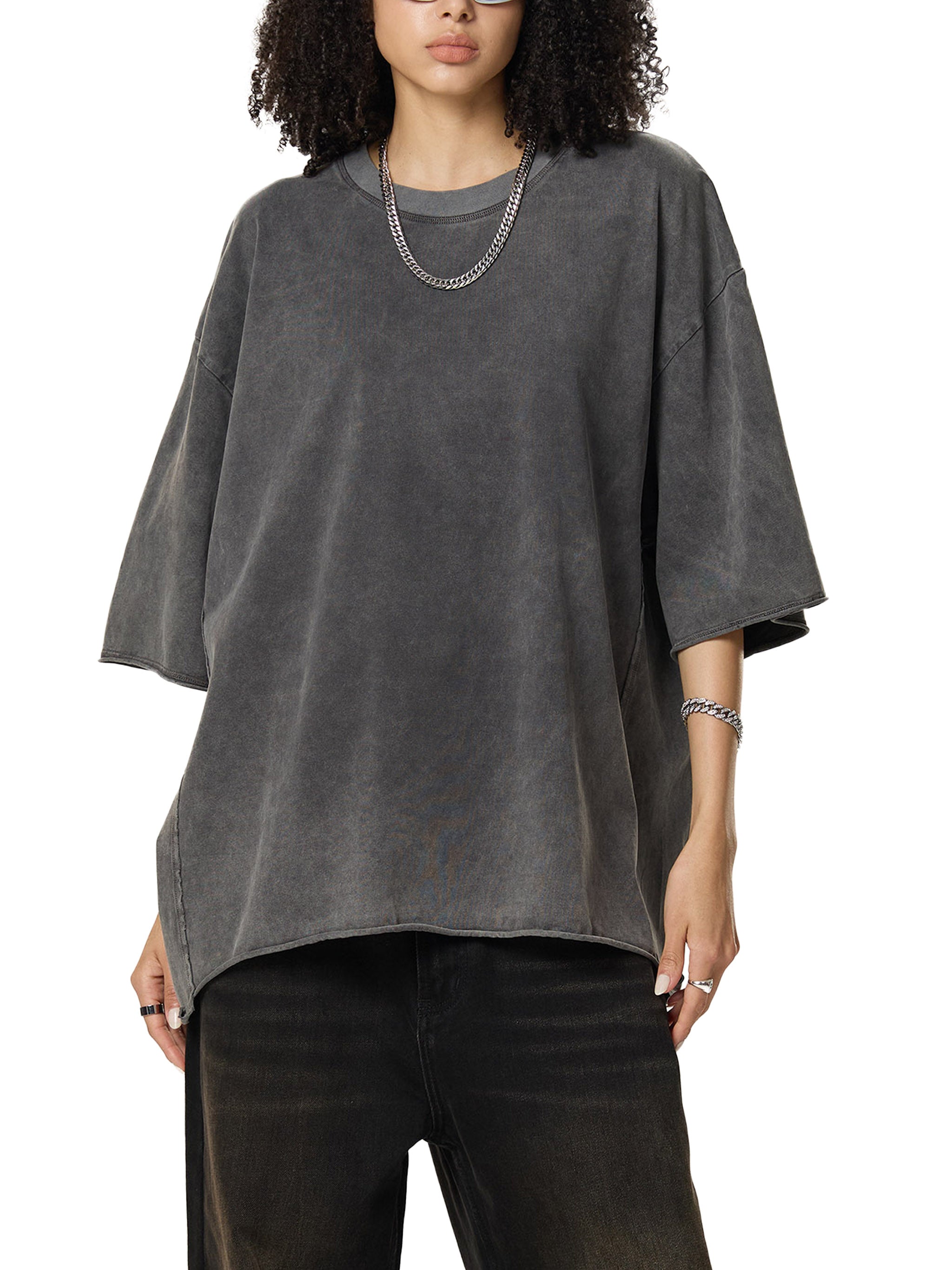 vive lyfe,legacy,overall,raw edge,snow wash,boxy,t-shirt,unisex,oversize,fade