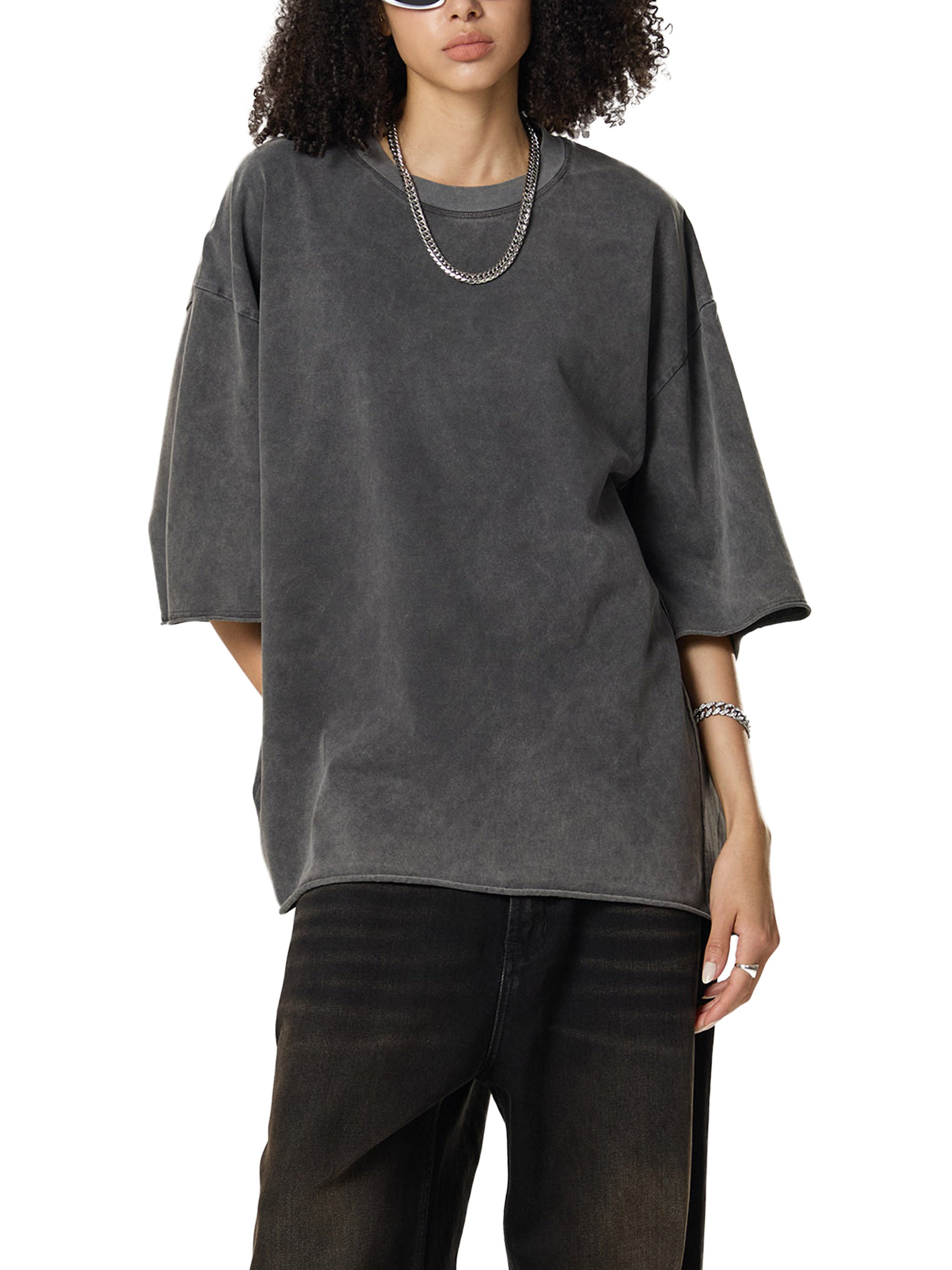 vive lyfe,legacy,overall,raw edge,snow wash,boxy,t-shirt,unisex,oversize,fade