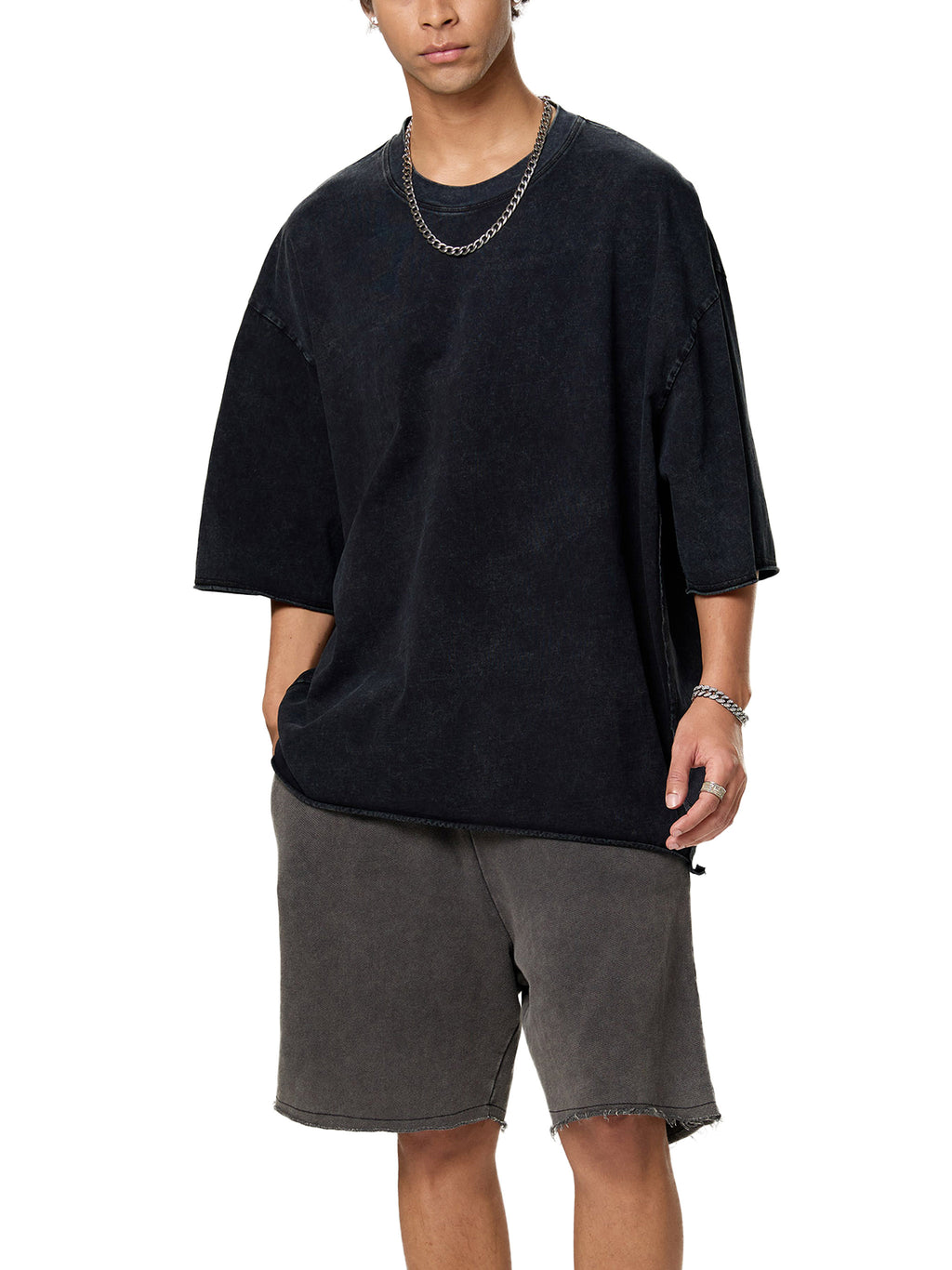 vive lyfe,legacy,overall,raw edge,snow wash,boxy,t-shirt,unisex,oversize,fade