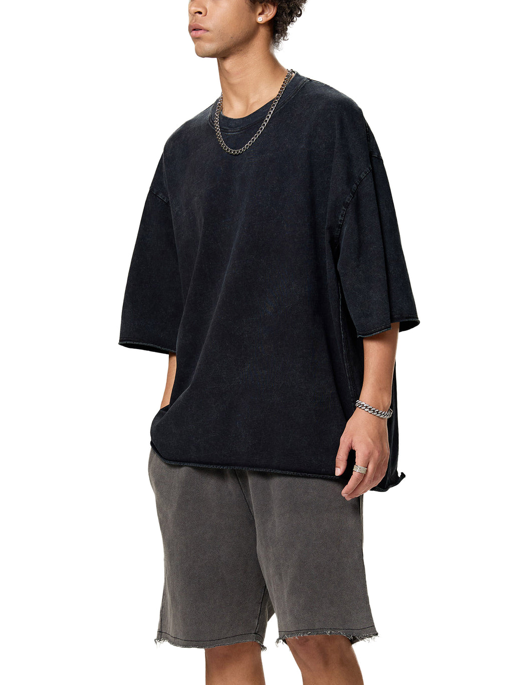 vive lyfe,legacy,overall,raw edge,snow wash,boxy,t-shirt,unisex,oversize,fade