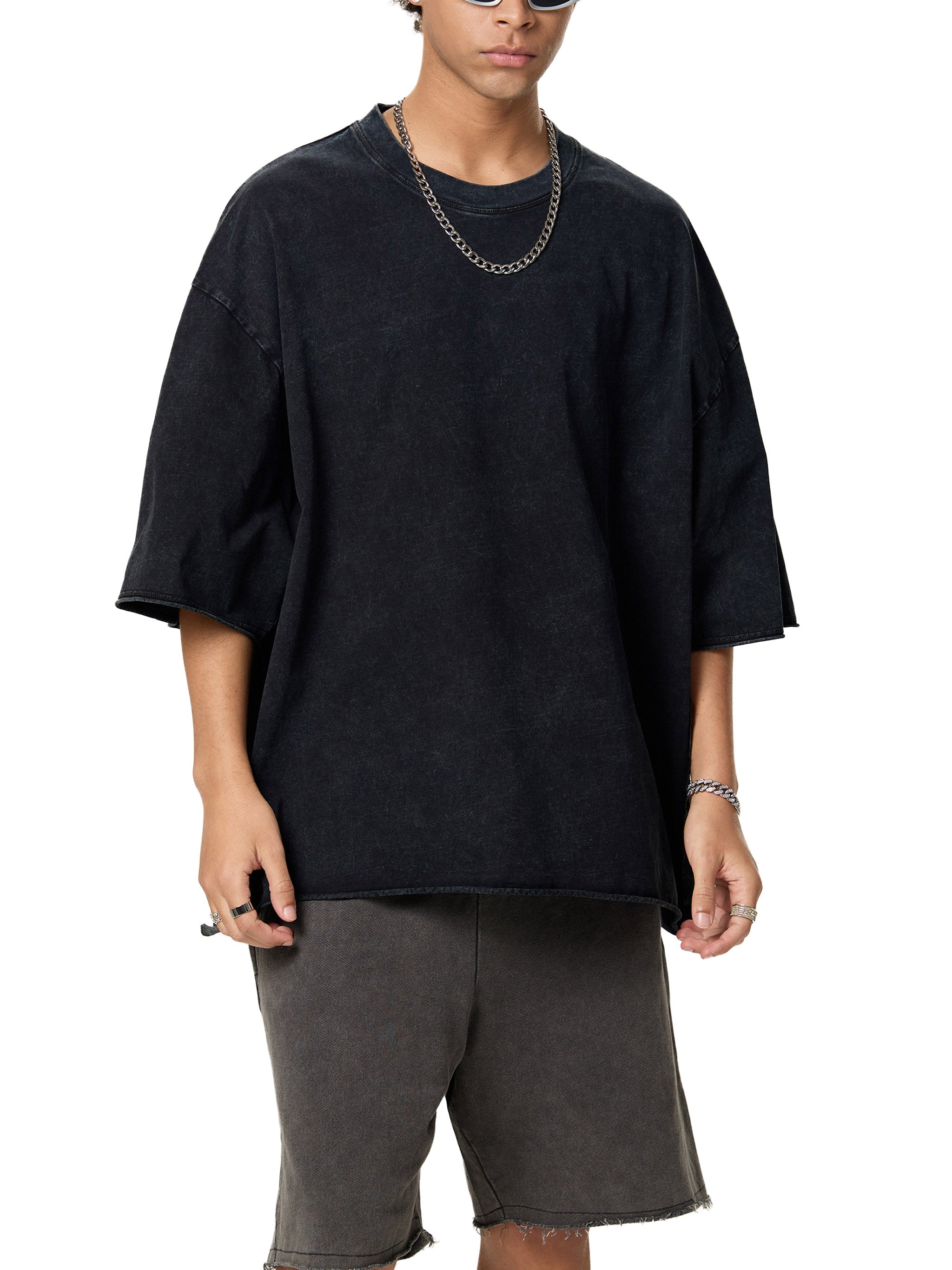 vive lyfe,legacy,overall,raw edge,snow wash,boxy,t-shirt,unisex,oversize,fade