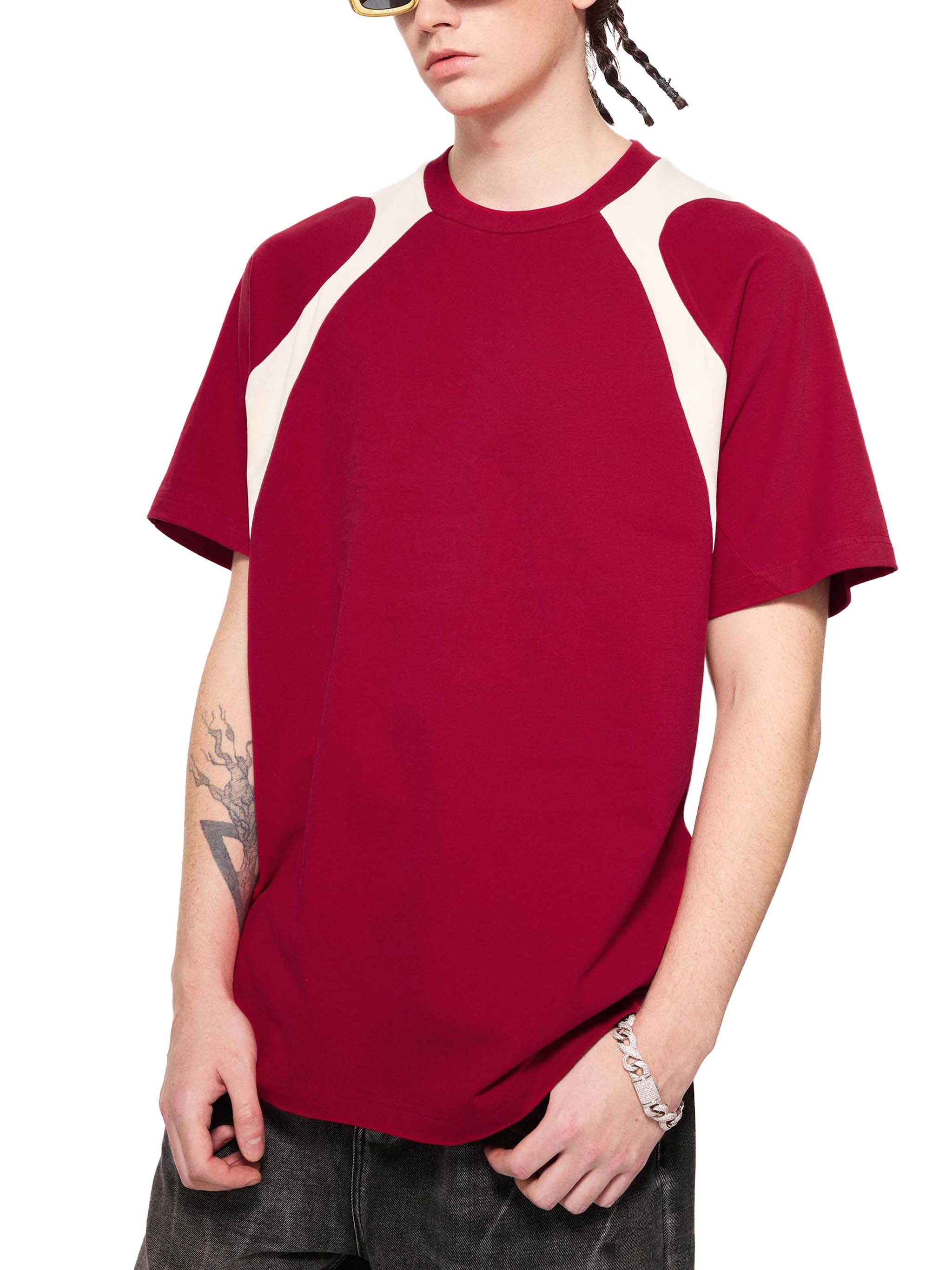 vive lyfe,fuel,contrast,panel,cotton,t-shirt,unisex,text,qoute