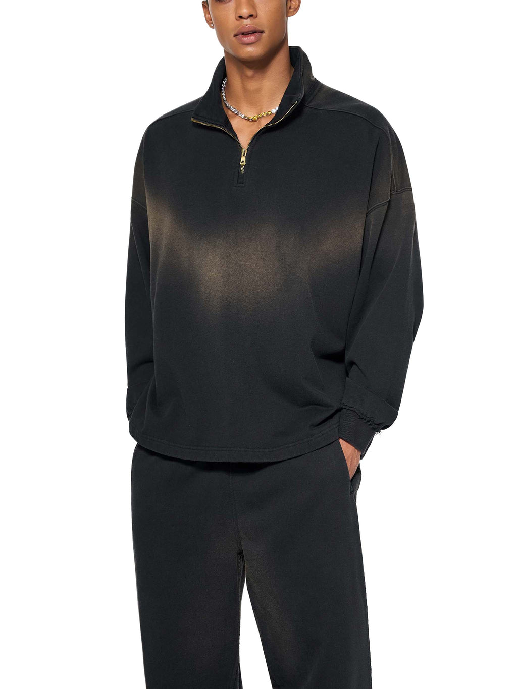 life of a ceo,hustle,quarter,zip,sweater ,sun fade,sold,separate,unisex,over size