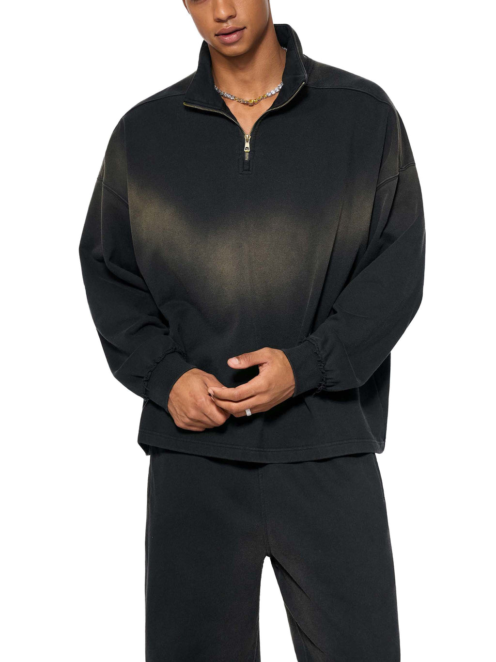 life of a ceo,hustle,quarter,zip,sweater ,sun fade,sold,separate,unisex,over size