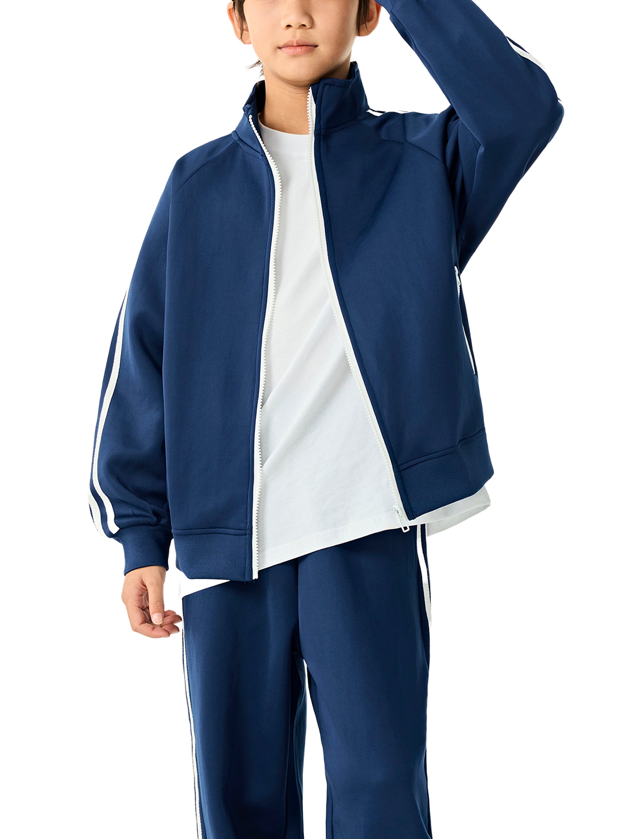 born fly,young,king,kids,contrast,tape,coach,jacket,boys,youth