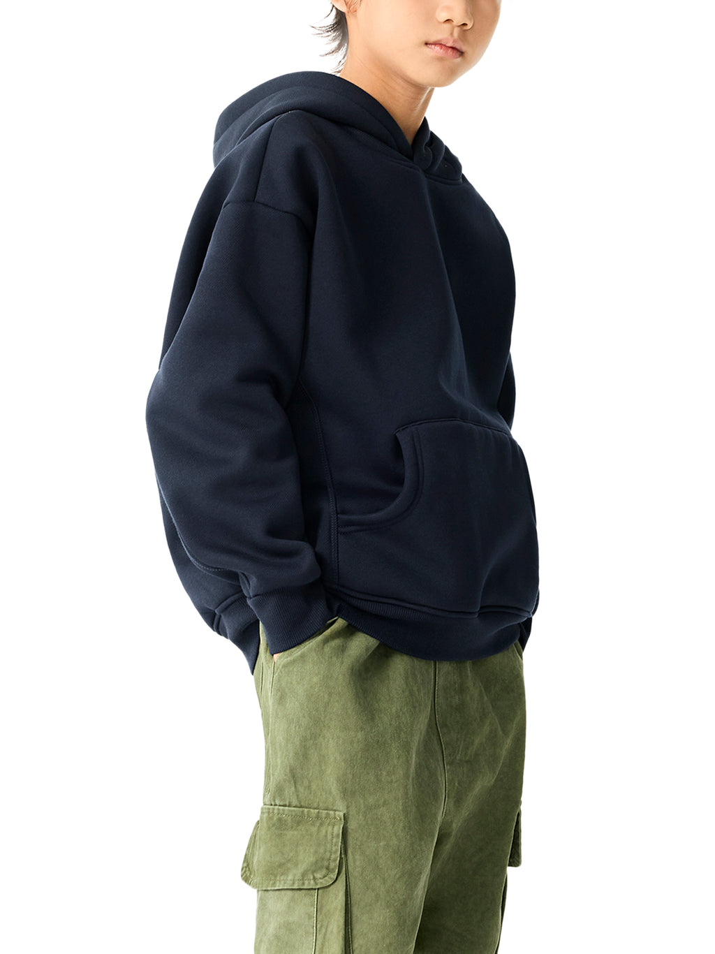 born fly,young king,essentials,crown,oversized,youth,fleece,hoodie,unisex