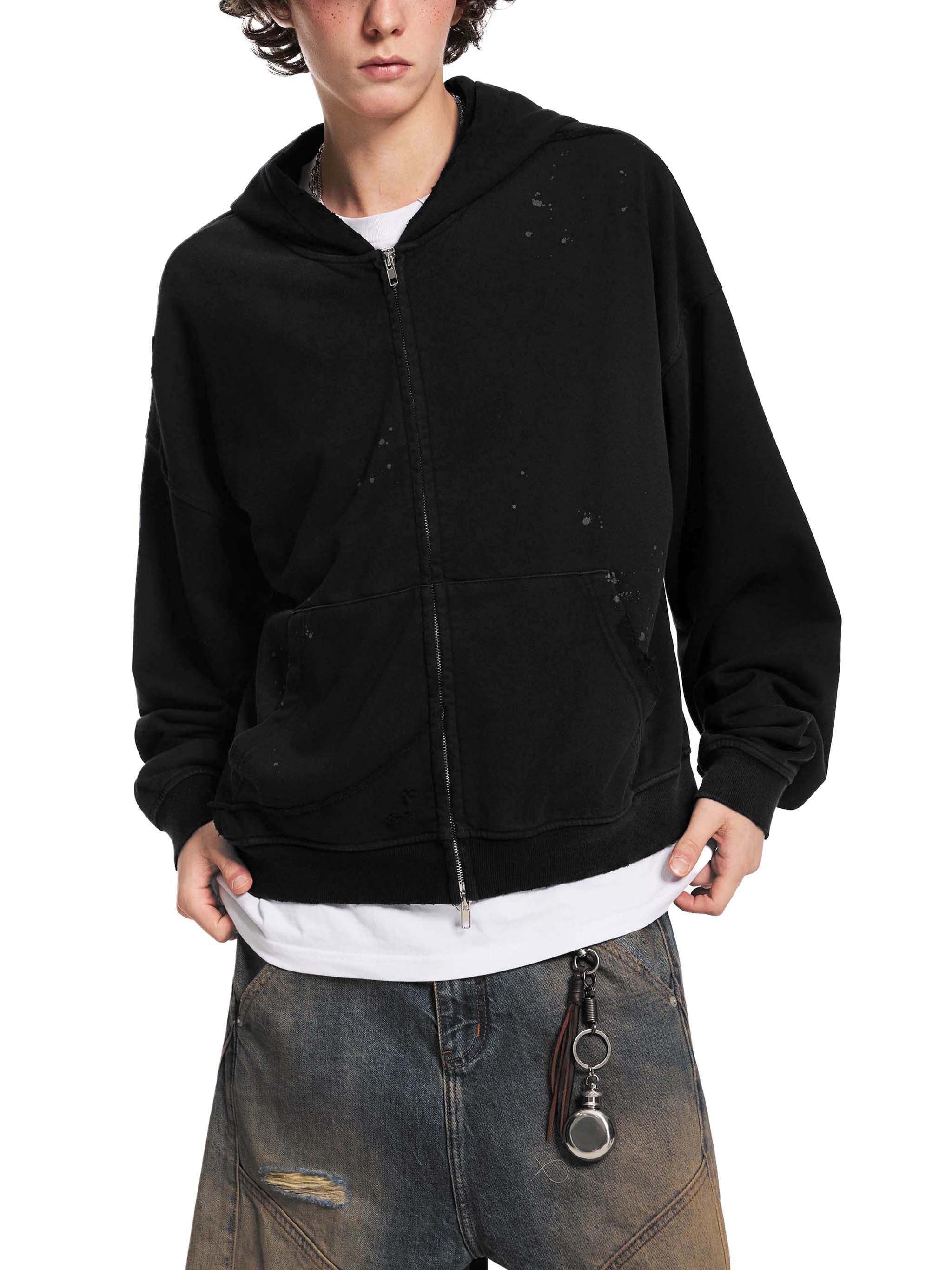 vive,lyfe,fuel,gas,sun fade,frayed,raw,edge,fleece,hoodie