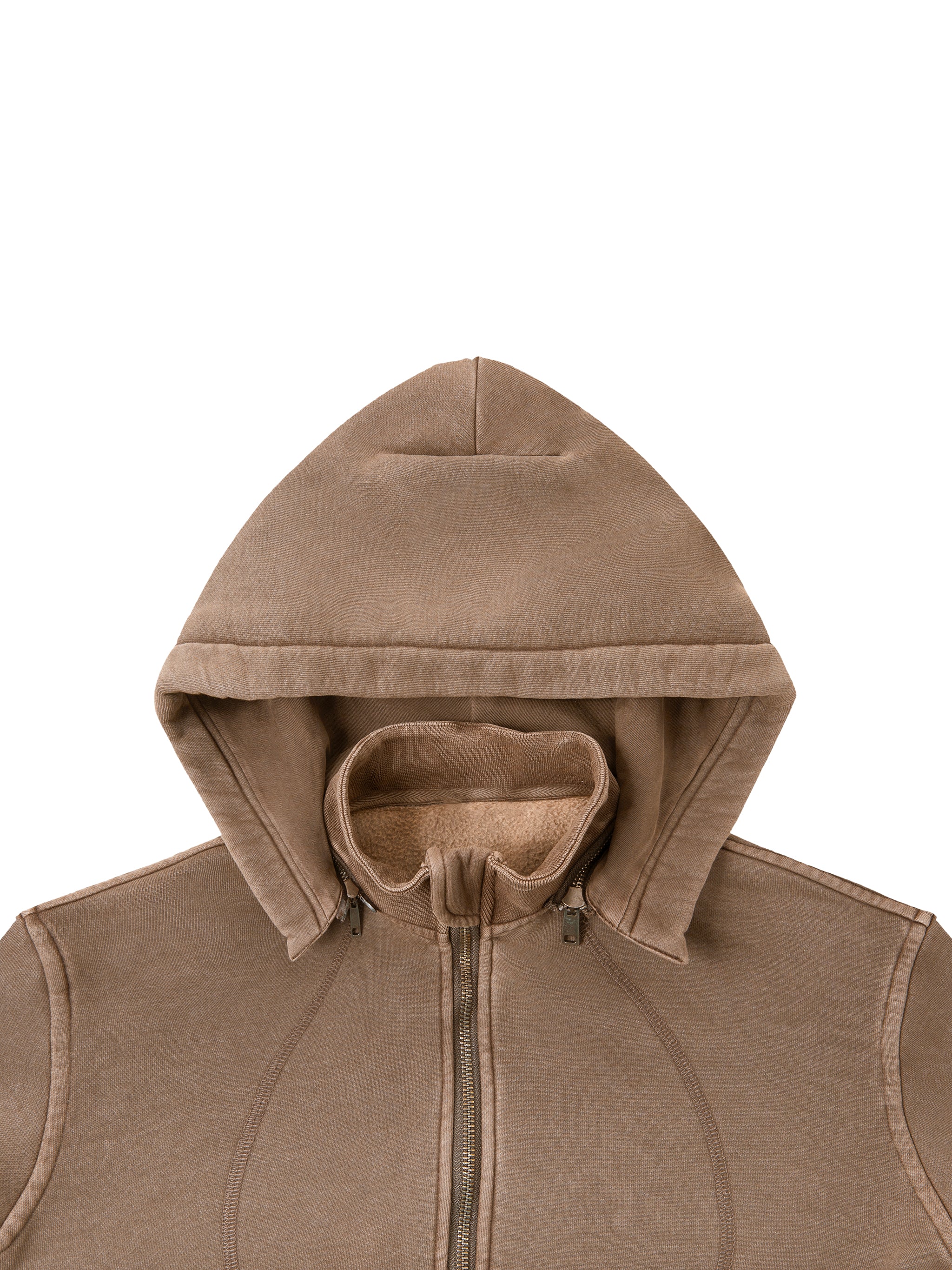vl,tobu,cropped,fleece,stitch,hoodie,steller's,red,vintage,wash