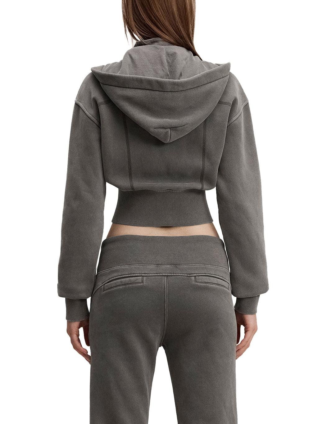 vl,tobu,cropped,fleece,stitch,hoodie,steller's,red,vintage,wash